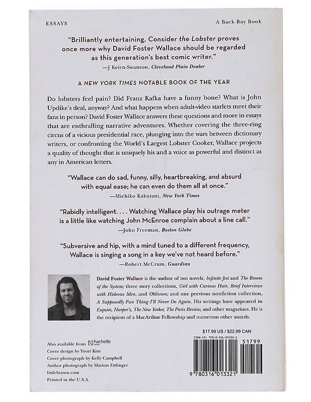 Consider the lobster and other essays - David Foster Wallace - Tietokirjat ja oppaat - 10105598576 - 1