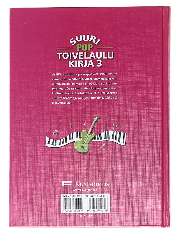 Suuri poptoivelaulukirja. 3 - Kari, Virpi - Musiikki- ja elokuvakirjat - 10105598582 - 1