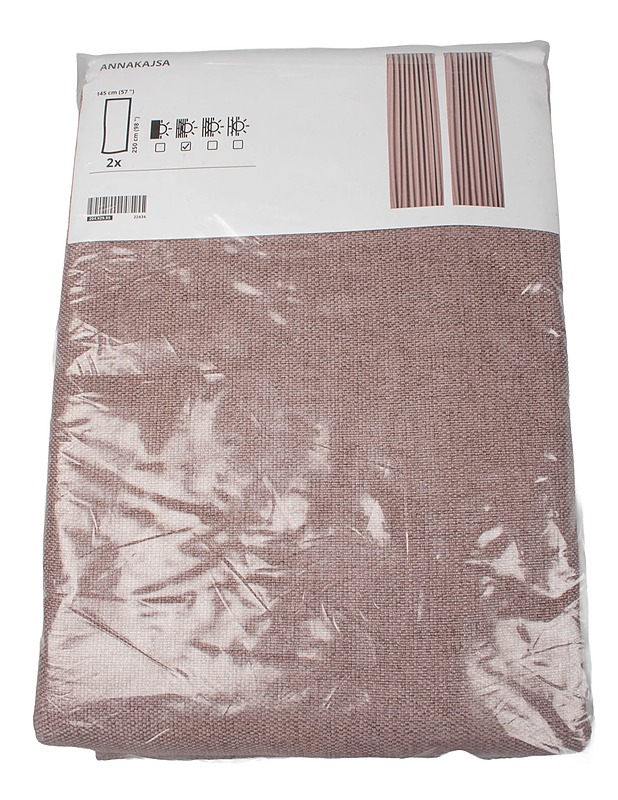 IKEA Annakajsa verhot, 145x250 cm, 2 kpl - Verhot ja kapat - 10105598595 - 0