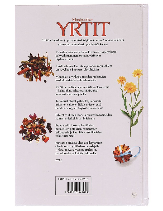 Monipuoliset yrtit - Bremness, Lesley - Kirja lahjaksi - 10105598598 - 1
