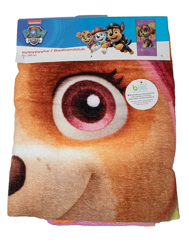 PAW PATROL Skye kylpypyyhe, 70x140 cm - Pyyhkeet - 10105598656 - 0