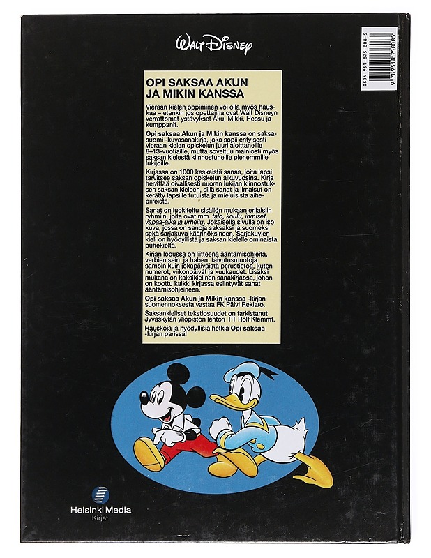 Opi saksaa Akun ja Mikin kanssa - Disney, Walt - Tietokirjat ja oppaat - 10105598663 - 1
