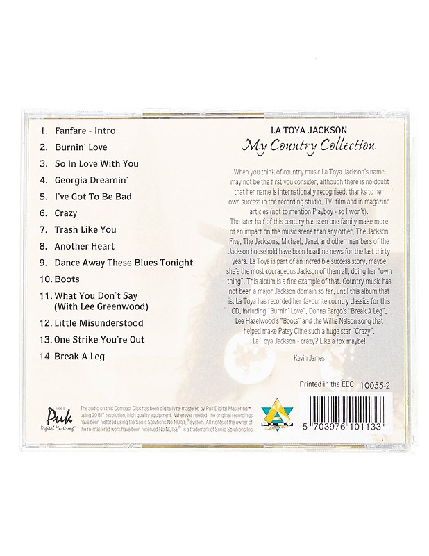 La Toya Jackson : My Country Collection - CD - CD-levyt - 10105598708 - 1