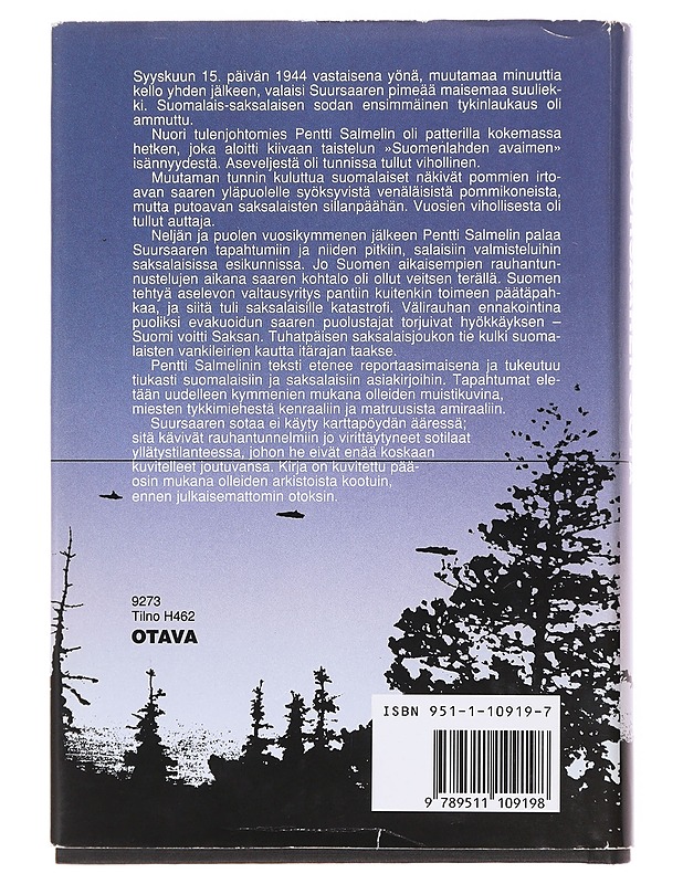 Suursaaren sota / kun Suomi Saksan voitti - Pentti Salmelin - Tietokirjat ja oppaat - 10105598750 - 1