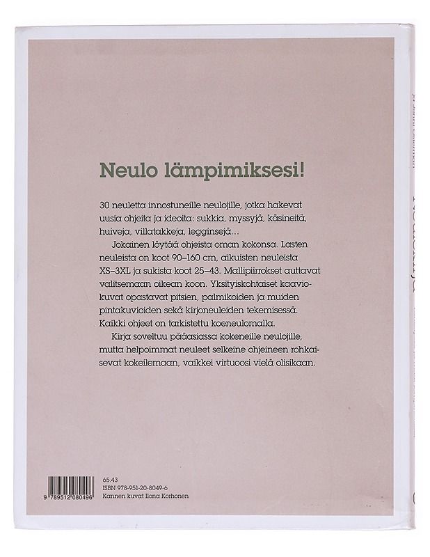 Neulekirja / Tähkäpää ja muut lempineuleet - Korhonen, Ilona - Tietokirjat ja oppaat - 10105598752 - 1