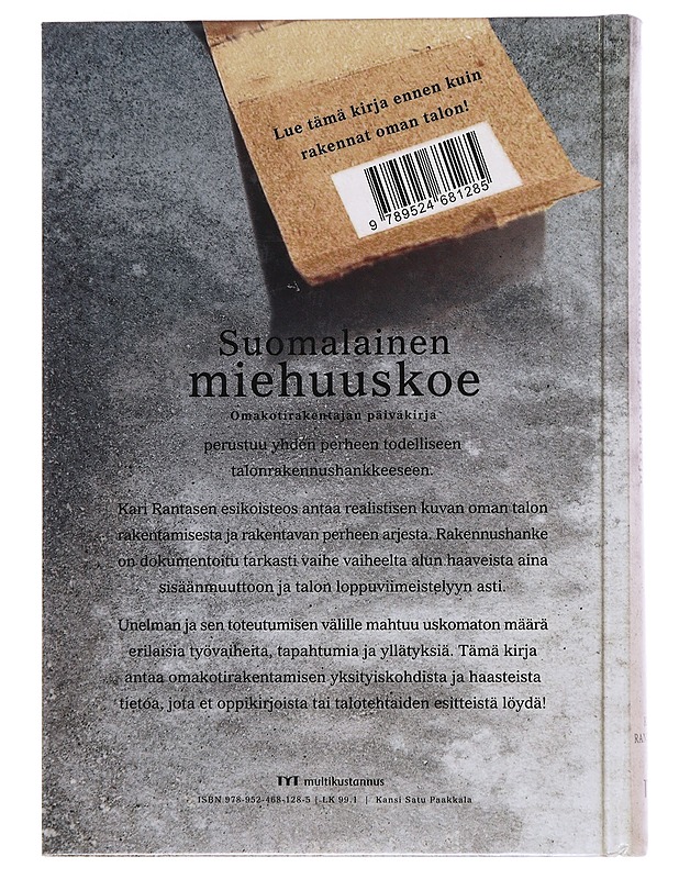 Suomalainen miehuuskoe / omakotirakentajan päiväkirja - Kari Rantanen - Tietokirjat ja oppaat - 10105598760 - 1