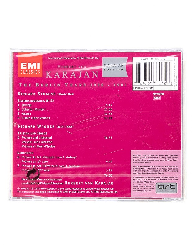 Herbert von Karajan : Karajan Edition, The Berlin Years 1958-1981 - CD - CD-levyt - 10105598766 - 1