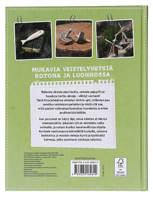 Lär dig slöjda i trä - Miranda Ulrika Junker  - Harrastekirjat - 10105598797 - 1