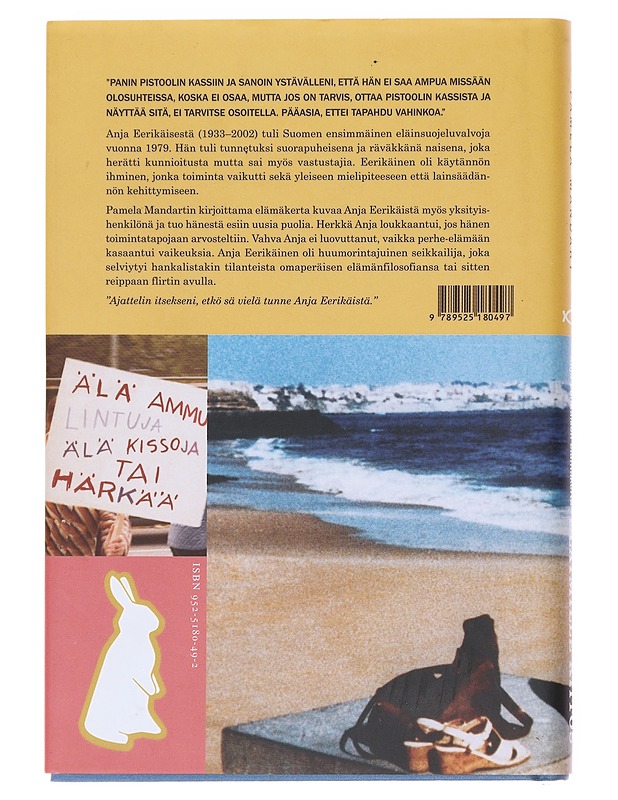 Eläimille kiitos / Anja Eerikäisen elämäkerta - Pamela Mandart - Elämäkerrat ja muistelmat - 10105598820 - 1