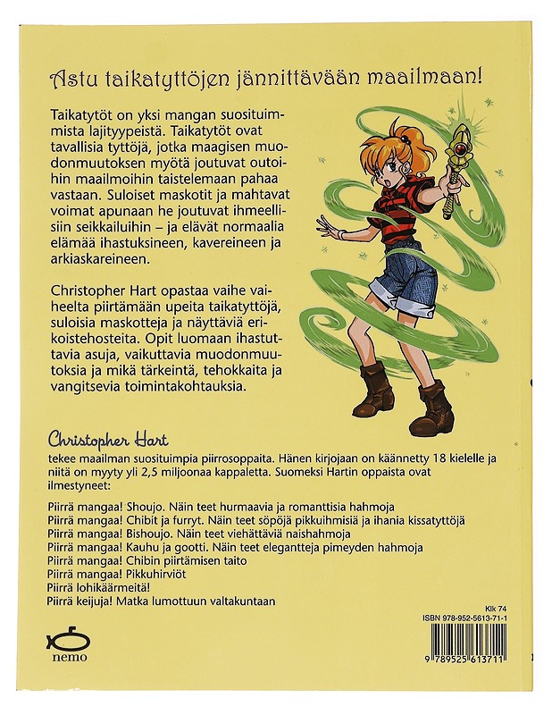 Piirrä mangaa! / taikatytöt : näin teet mangan supersuosittuja toimintahahmoja - Hart, Christopher - Harrastekirjat - 10105598834 - 1