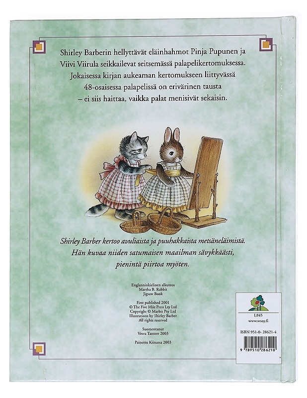 Pinja Pupunen : palapelisatuja - Barber, Shirley - Lastenkirjat - 10105598839 - 1