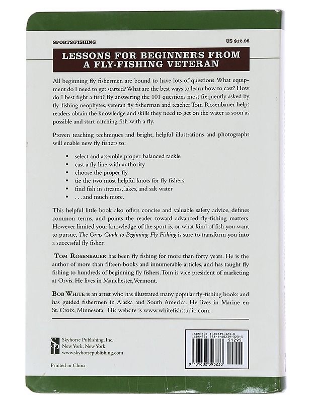 The Orvis Guide To Beginning Fly Fishing - Tom Rosenbauer - Tietokirjat ja oppaat - 10105598890 - 1