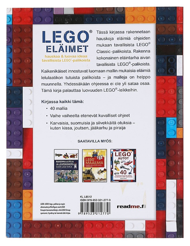 Lego® eläimet - Warren Elsmore - Lastenkirjat - 10105598980 - 1