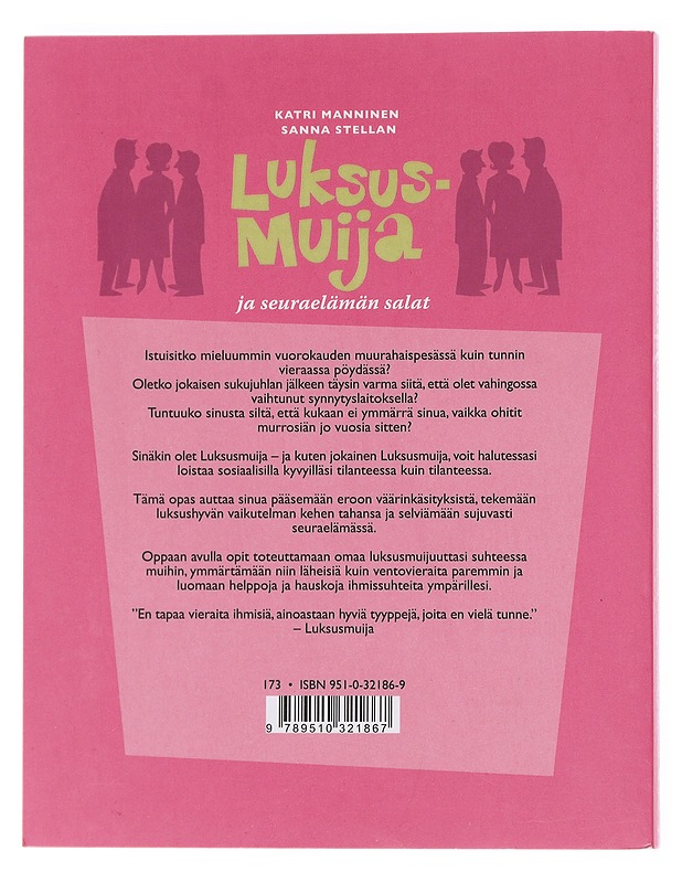 Luksusmuija ja seuraelämän salat - Katri Manninen - Tietokirjat ja oppaat - 10105599015 - 1