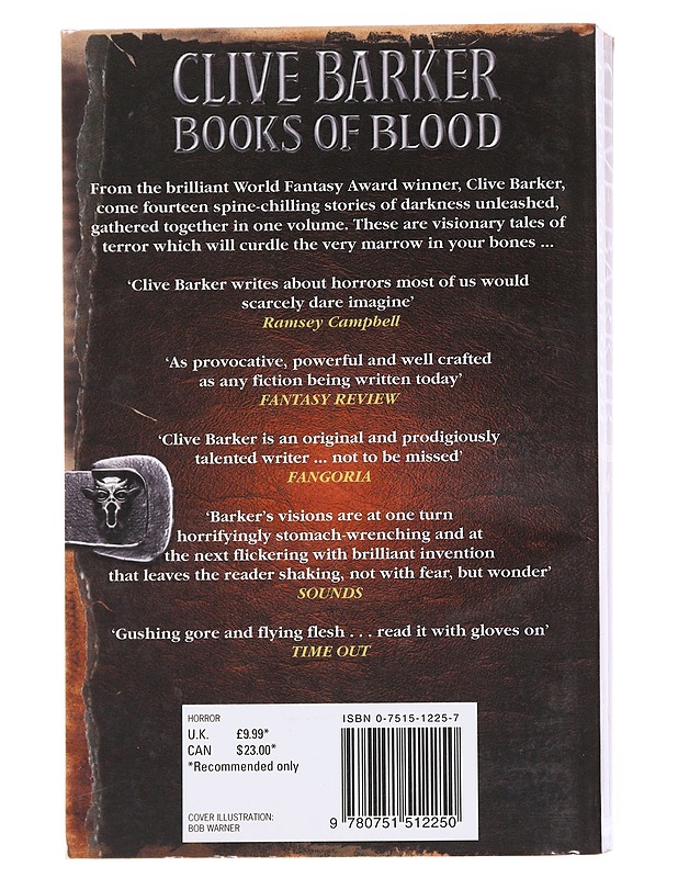 Books of blood : volumes 4-6 (second omnibus) - Clive Barker - Romaanit ja novellit - 10105599032 - 1