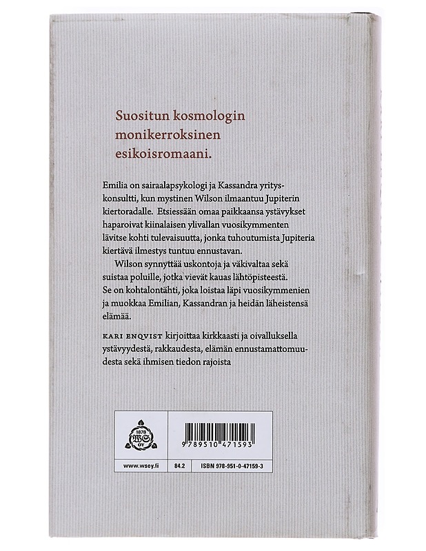 Wilson - Kari Enqvist - Romaanit ja novellit - 10105599066 - 1
