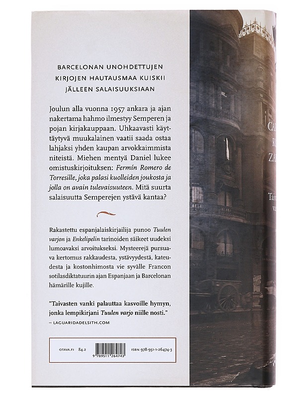 Taivasten vanki - Ruiz Zafón, Carlos - Romaanit ja novellit - 10105599112 - 1