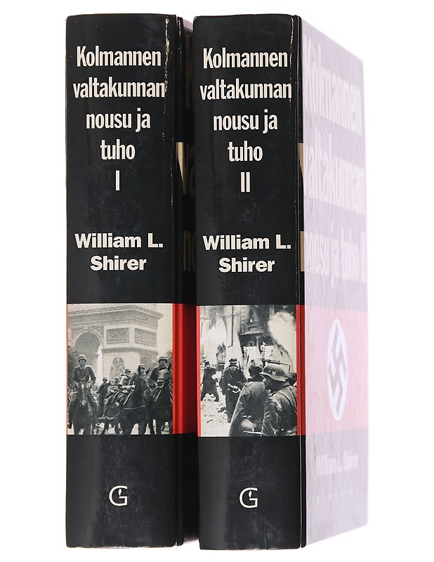 Kolmannen valtakunnan nousu ja tuho : osat I ja II - Shirer, William L. - Historiakirjat - 10105599183 - 2