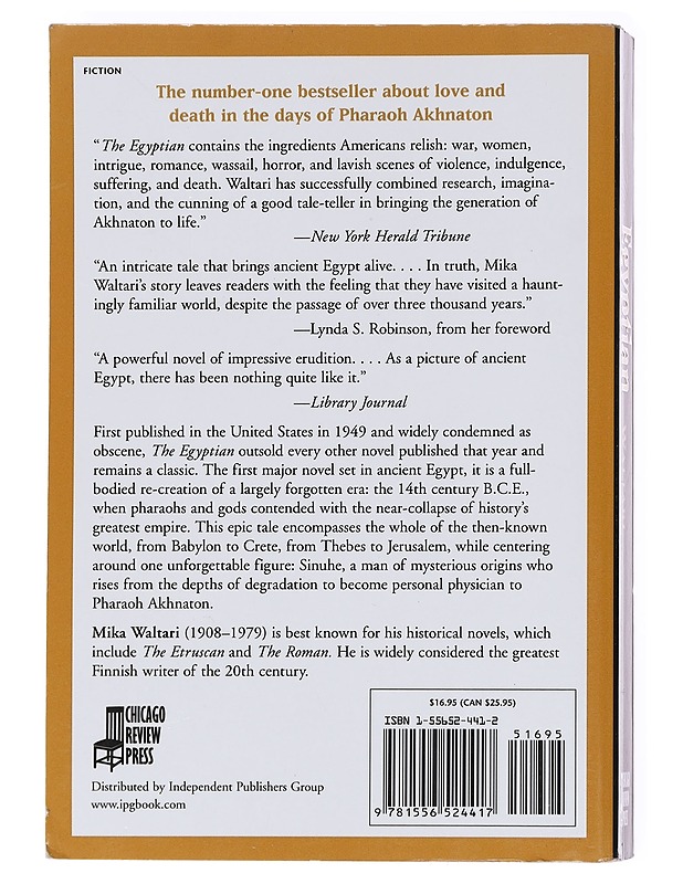 The egyptian: a novel - Waltari, Mika - Romaanit ja novellit - 10105599190 - 1