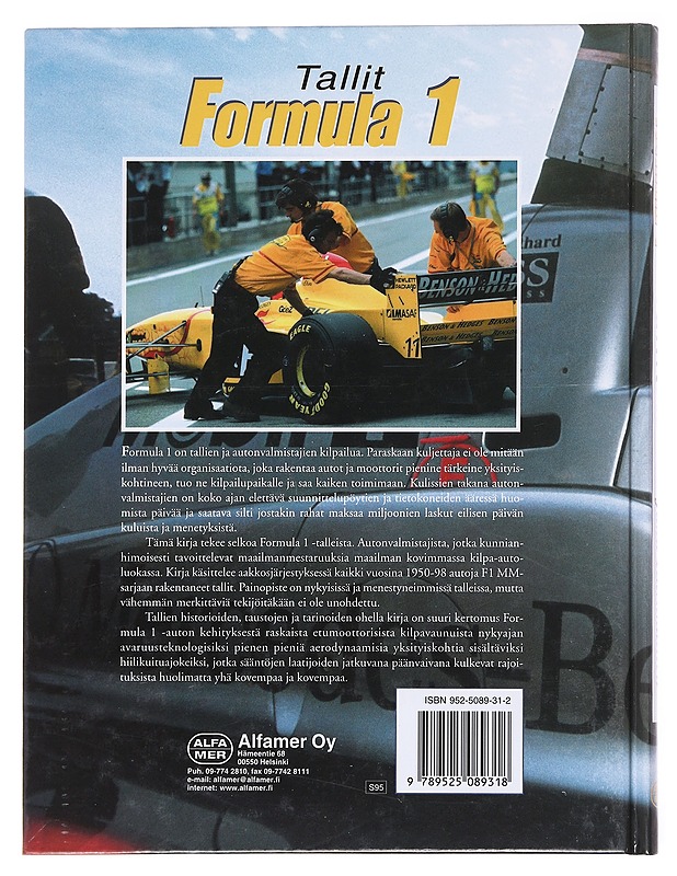 Formula 1 -tallit - Kärkkäinen, Juha - Tietokirjat ja oppaat - 10105599198 - 1