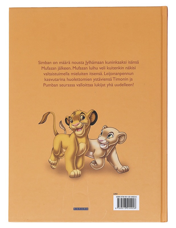 Leijonakuningas - Toppari, Kirsti - Lastenkirjat - 10105599205 - 1