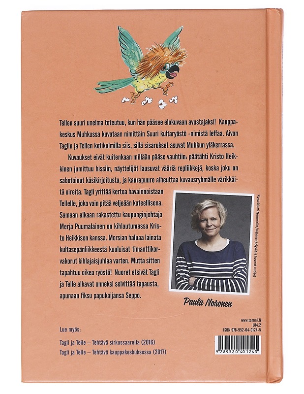 Tagli ja Telle / tehtävä kuvauspaikalla - Noronen, Paula - Lastenkirjat - 10105599216 - 1