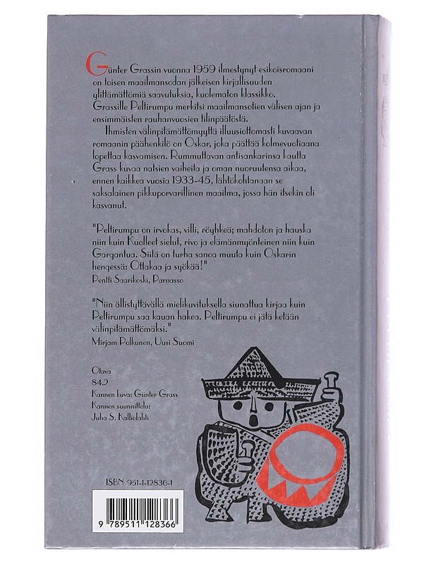 Peltirumpu - Grass, Günter - Romaanit ja novellit - 10105599217 - 1