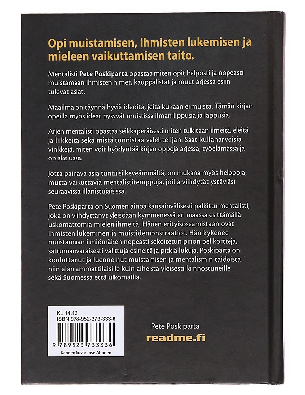 Arjen mentalisti, mielentaitojen kirja - Poskiparta, Pete - Tietokirjat ja oppaat - 10105599231 - 1