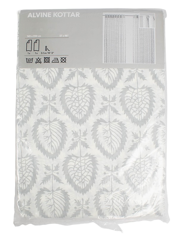 IKEA Alvine Kottar verhot, 145x250 cm, 2 kpl - Verhot ja kapat - 10105599254 - 0