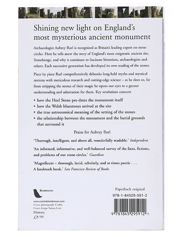 A Brief History of Stonehenge - Aubrey Burl  - Tietokirjat - 10105599251 - 1
