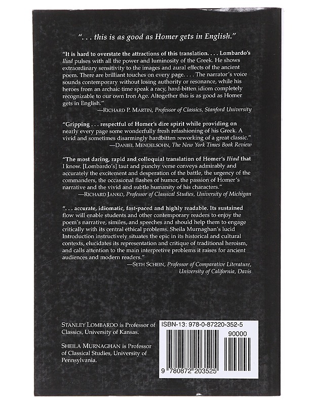Iliad: Homer - Lombardo, Stanley - Runot ja näytelmät - 10105599265 - 1