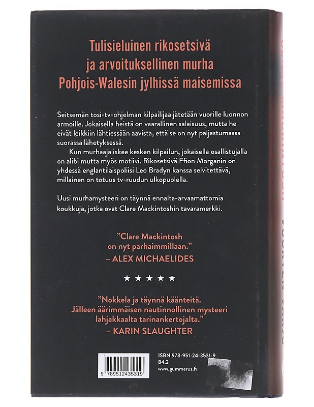 Vuorten varjo - Mackintosh, Clare - Romaanit ja novellit - 10105599301 - 1