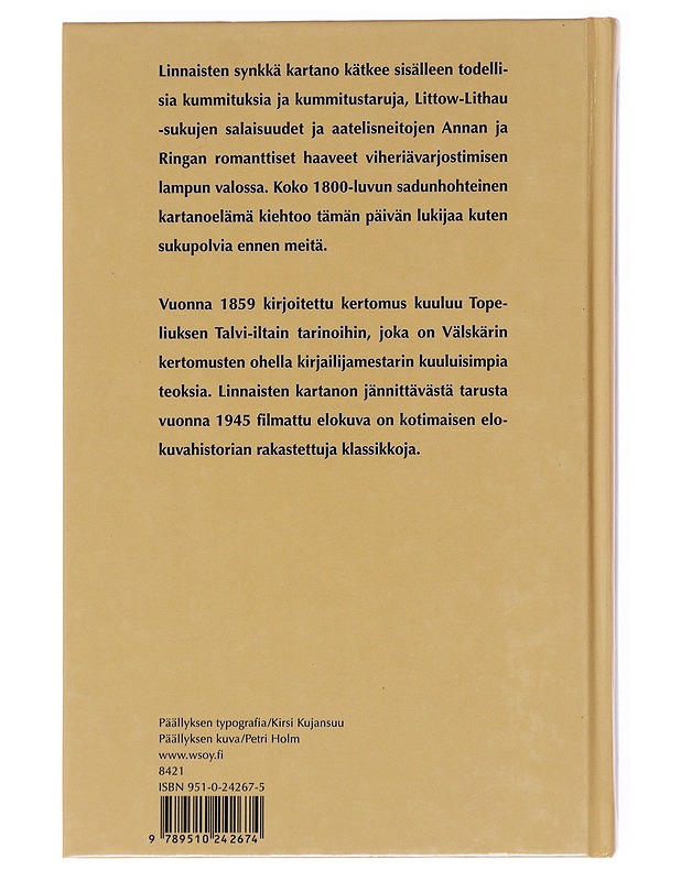 Linnaisten kartanon viheriä kamari - Topelius, Zacharias - Romaanit ja novellit - 10105599325 - 1