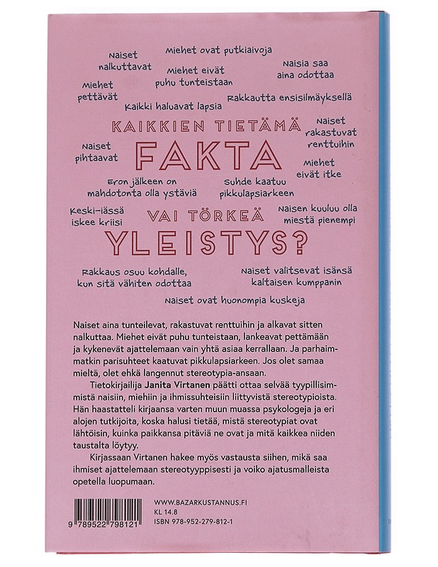 Stereotypia-ansa - Janita Virtanen - Tietokirjat ja oppaat - 10105599350 - 1