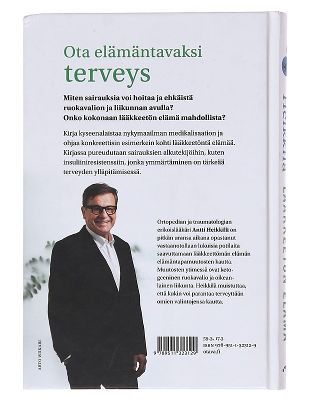 Lääkkeetön elämä - Heikkilä, Antti - Hyvinvointikirjat - 10105599377 - 1