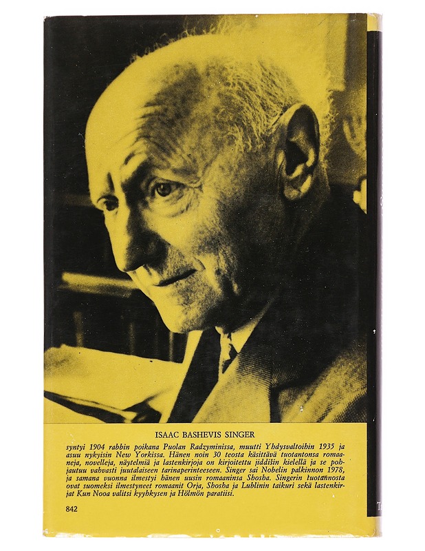 Lublinin taikuri - Singer, Isaac Bashevis, 1903?-1991 - Romaanit ja novellit - 10105599459 - 1