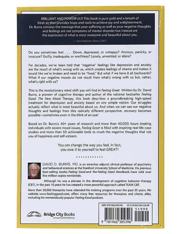 Feeling Great - Burns, David D. - Hyvinvointikirjat - 10105599477 - 1