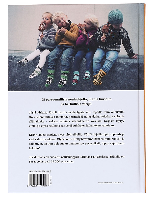 Suuri sukkakirja / 45 hauskaa neuleohjetta - Linvik, Jorid - Käsityökirjat - 10105599472 - 1