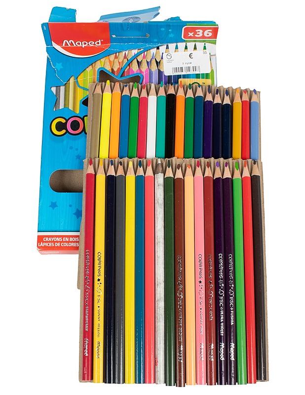 MAPED  Color'peps Star puuvärikynät, 36kpl/pkt - Askartelu - 10105599489 - 0