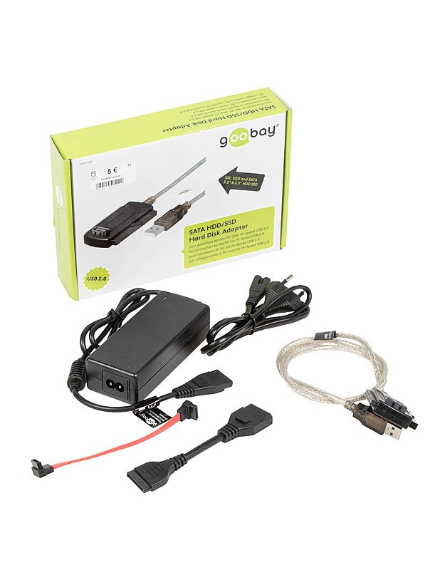 GOOBAY SATA HDD/SSD Hard Disk Adapter  - Muu elektroniikka - 10105599517 - 0