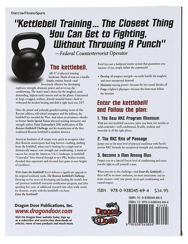 Enter the kettlebell! : strength secret of the Soviet supermen - by Pavel - Harrastekirjat - 10105599513 - 1