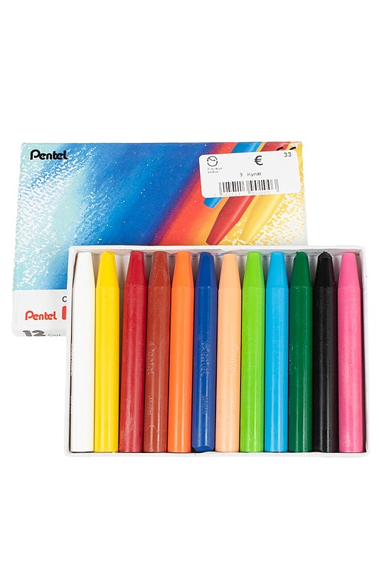 PENTEL muoviliitu, 12 kpl/pkt - Askartelu - 10105599525 - 0