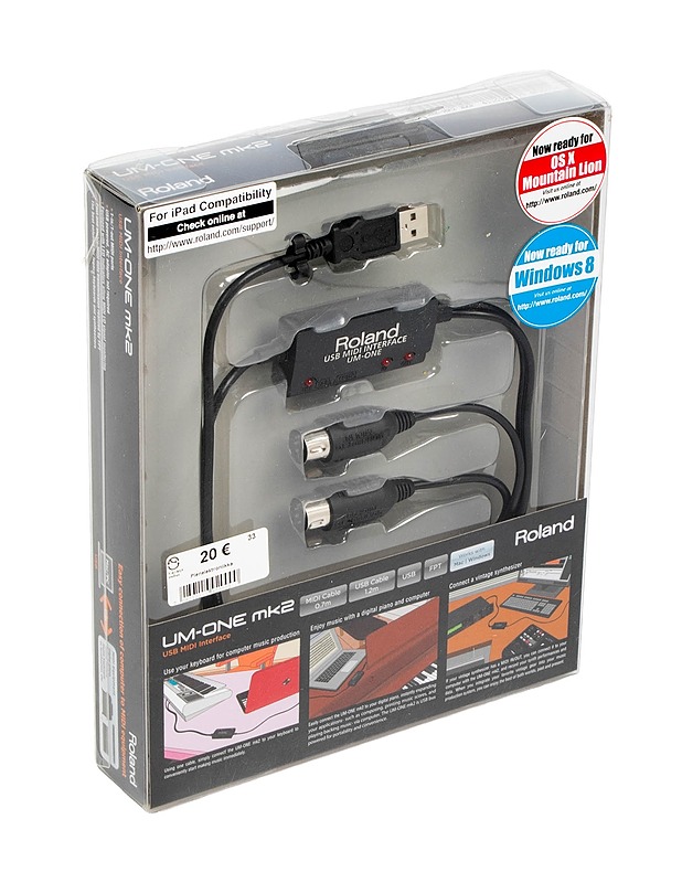 ROLAND UM-ONE mk2 -USB-MIDI-liitäntä - Muu elektroniikka - 10105599533 - 0