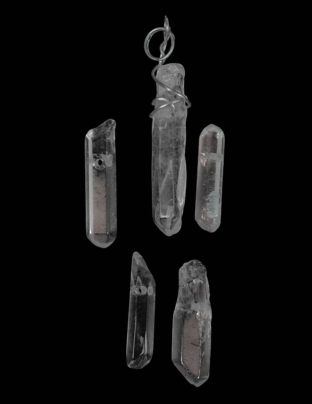 Kvartsiamuletti, 5 kpl - Askartelu - 10105599530 - 0