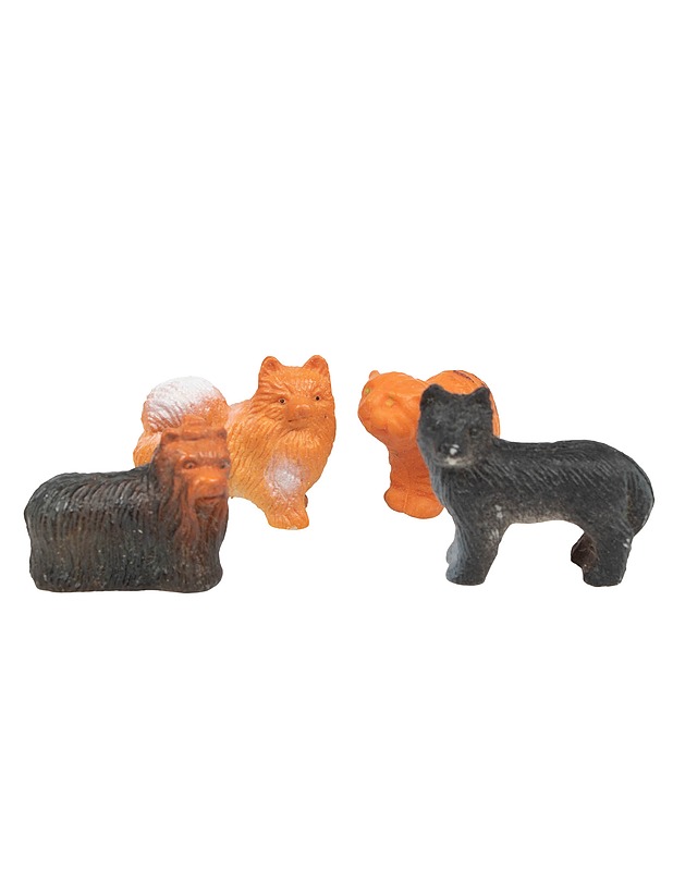 Miniatyyri koiria ja kissa, 4 kpl - Askartelu - 10105599547 - 0