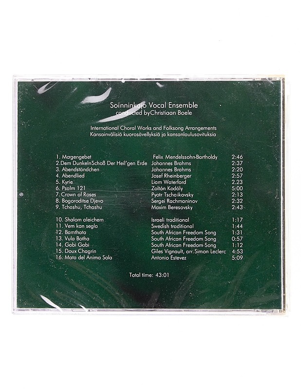 Soinninkajo Vocal Ensemble : Vol.II ; Christiaan Boele - CD - CD-levyt - 10105599563 - 1