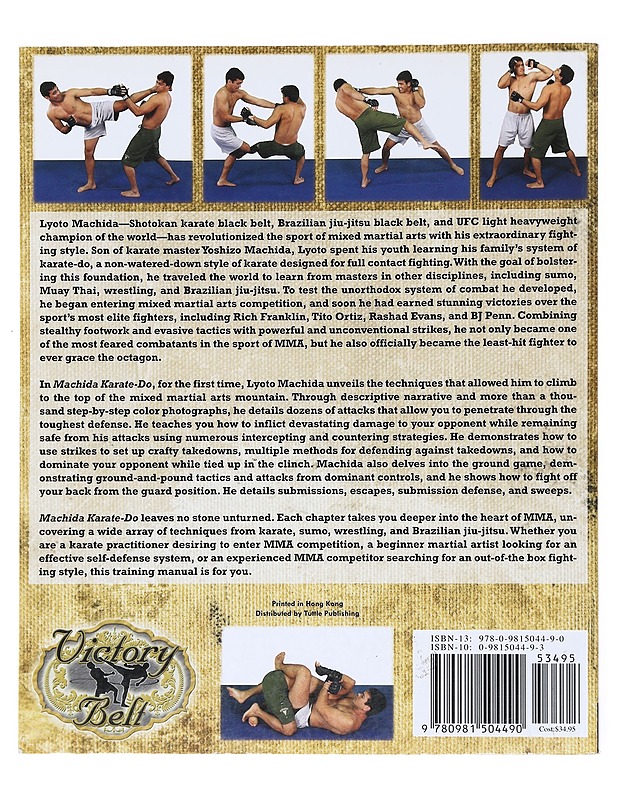 Machida Karate-Do Mixed Martial Arts Techniques - Lyoto Machida - Harrastekirjat - 10105599561 - 1