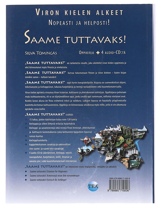 Saame tuttavaks! : Viron kielen oppikirja - Tomingas, Silva - Tietokirjat ja oppaat - 10105599569 - 1
