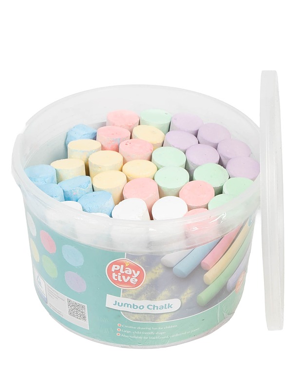PLAYTIVE Jumbo katuliidut, 36 kpl, 6 väriä - Askartelu - 10105599567 - 1