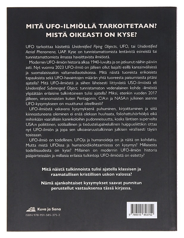 Ufot / Mistä oikeasti on kyse? - Ahvio, Juha  - Kirja lahjaksi - 10105599606 - 1